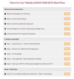 Keto Meal Plan to Lose Weight Free